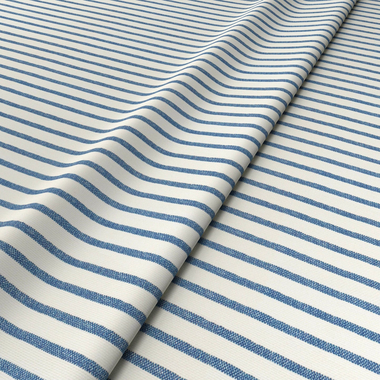 Harriet Stripe Blue Performance Fabric