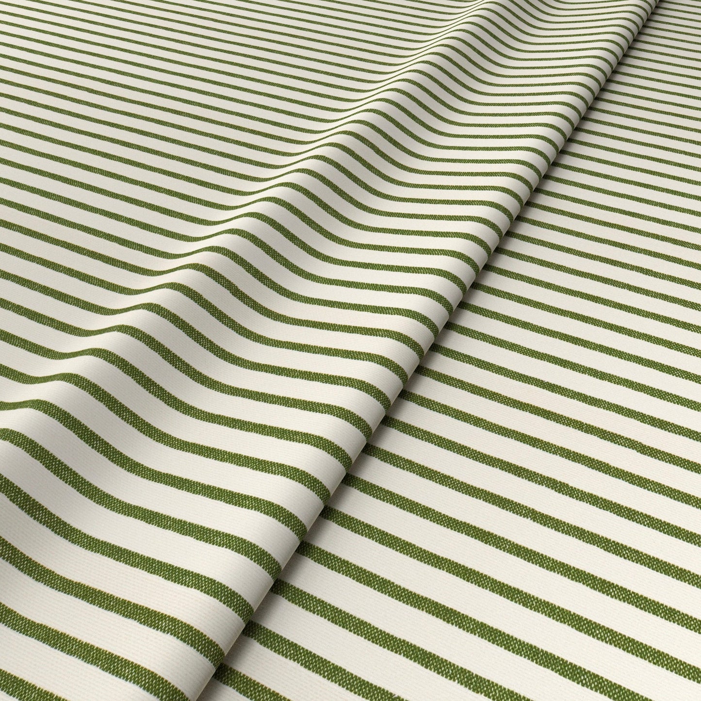 Harriet Stripe Green Performance Fabric