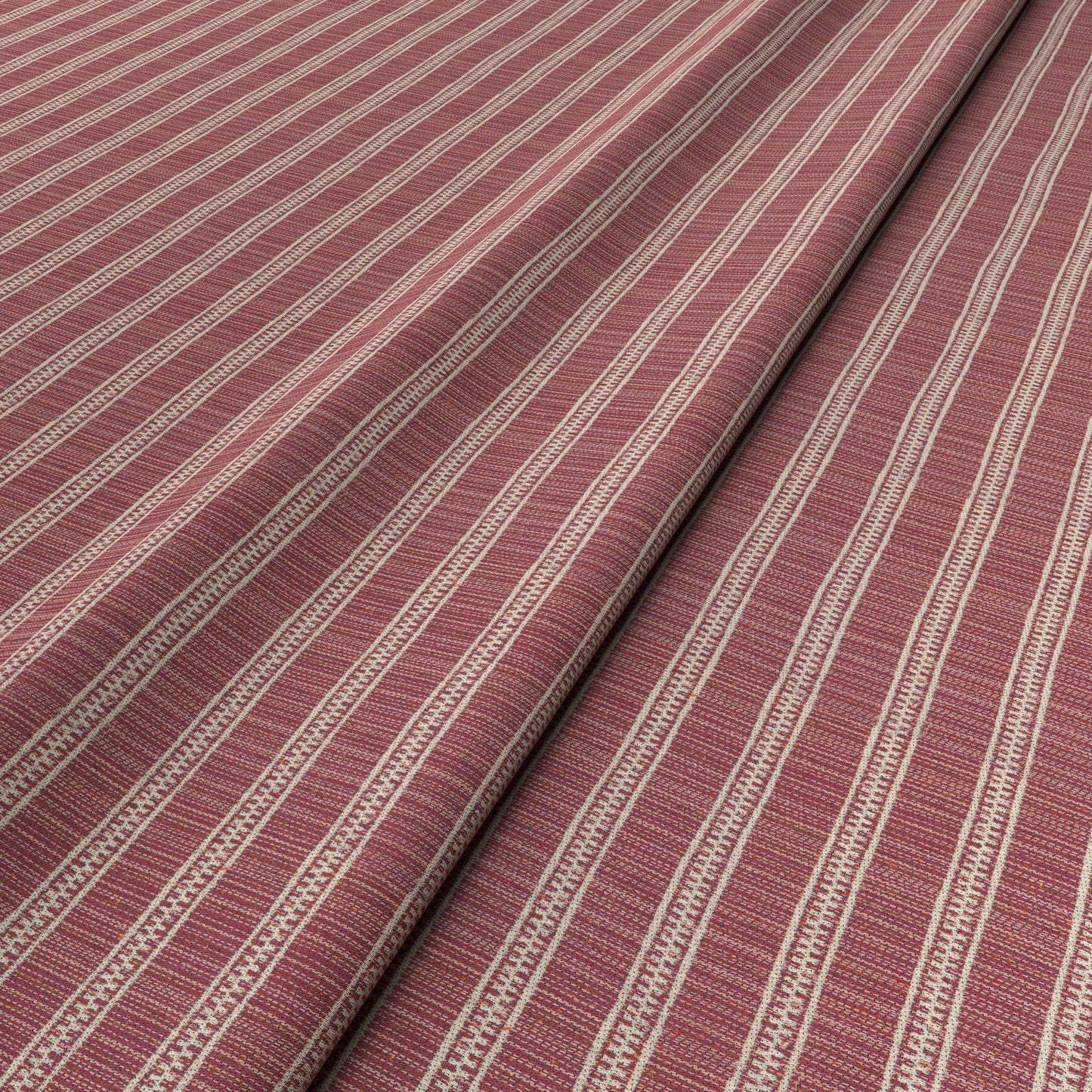 Ticking Stripe Custom Rose Fabric