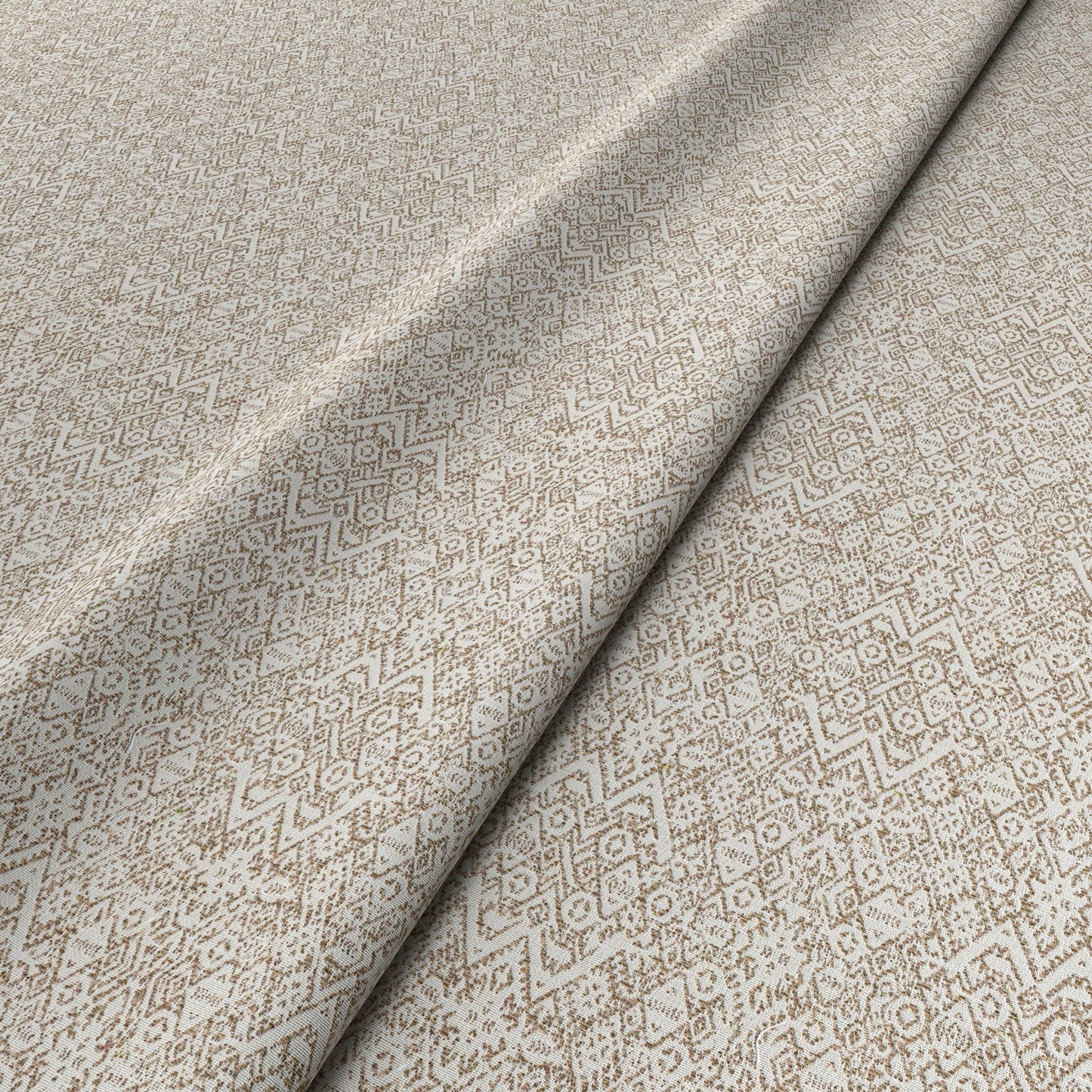 Diamond Ethnic Nutmeg Fabric