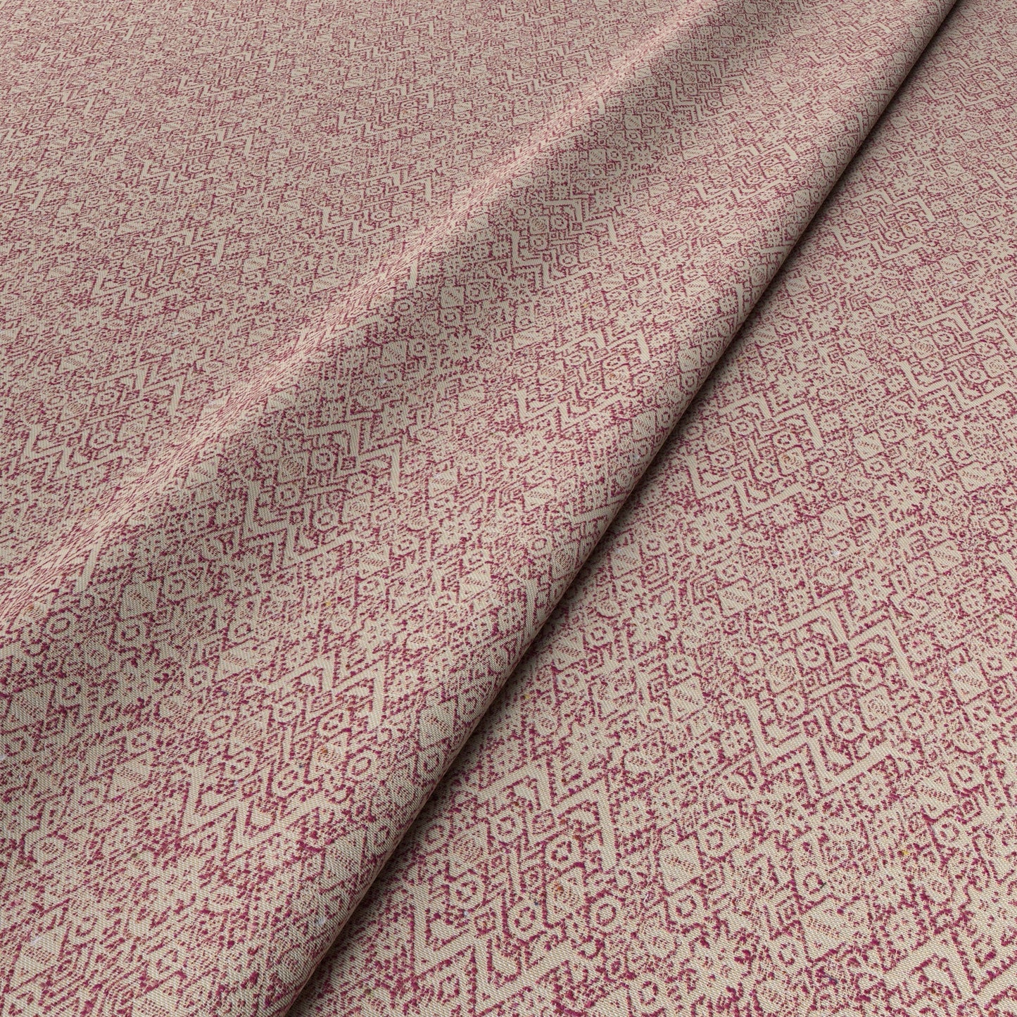Diamond Ethnic Pink Fabric