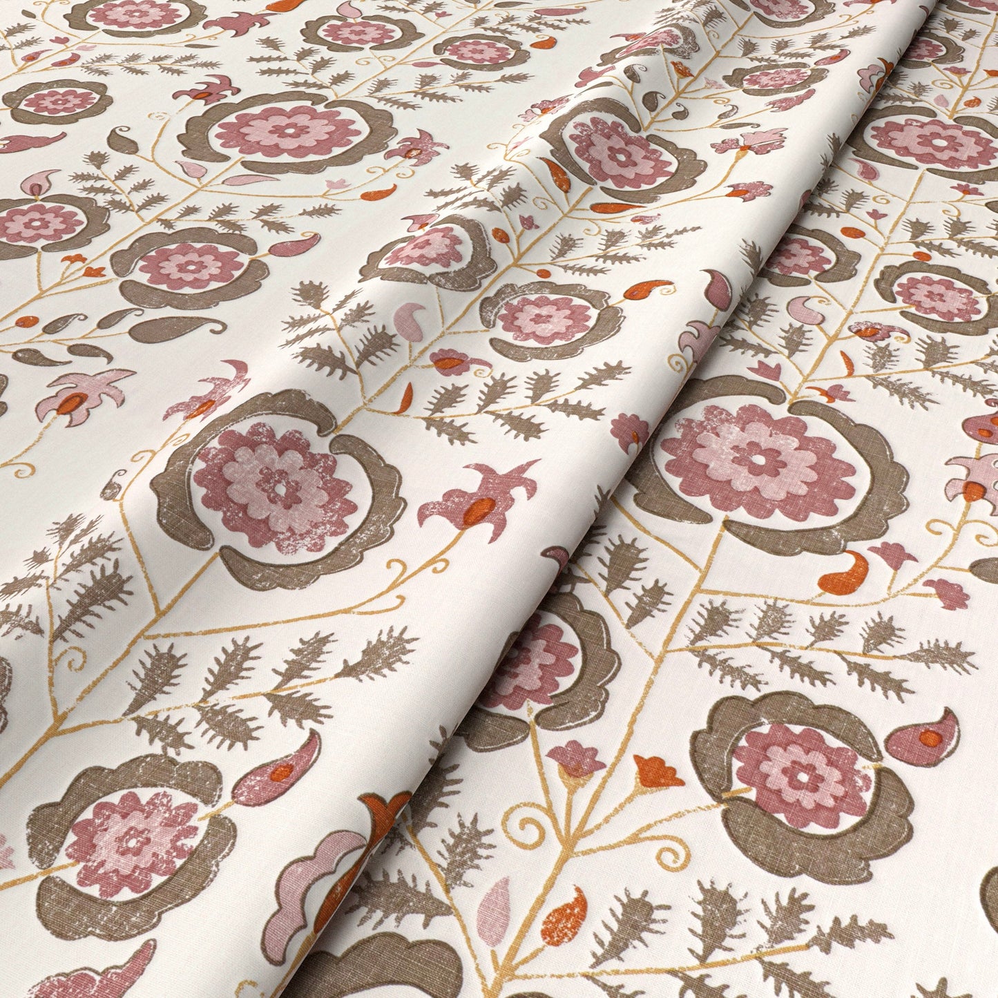 Simla Brown/Pink Fabric