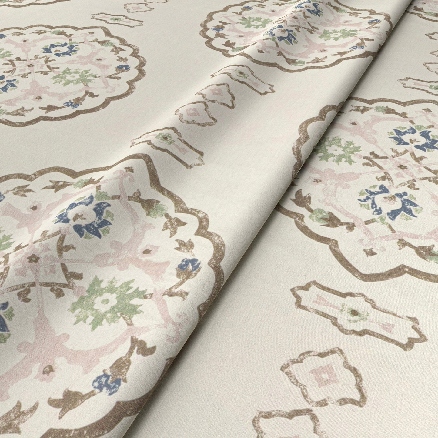 Waverton Pink Fabric