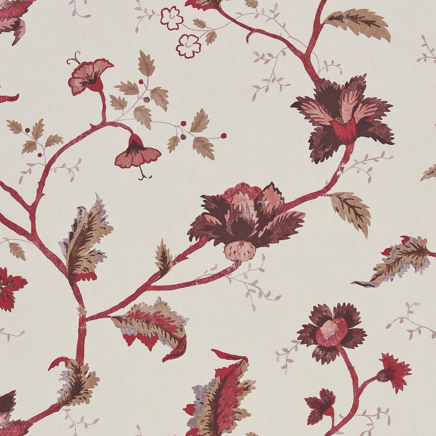 Bengal Garnet Wide-Width Wallpaper