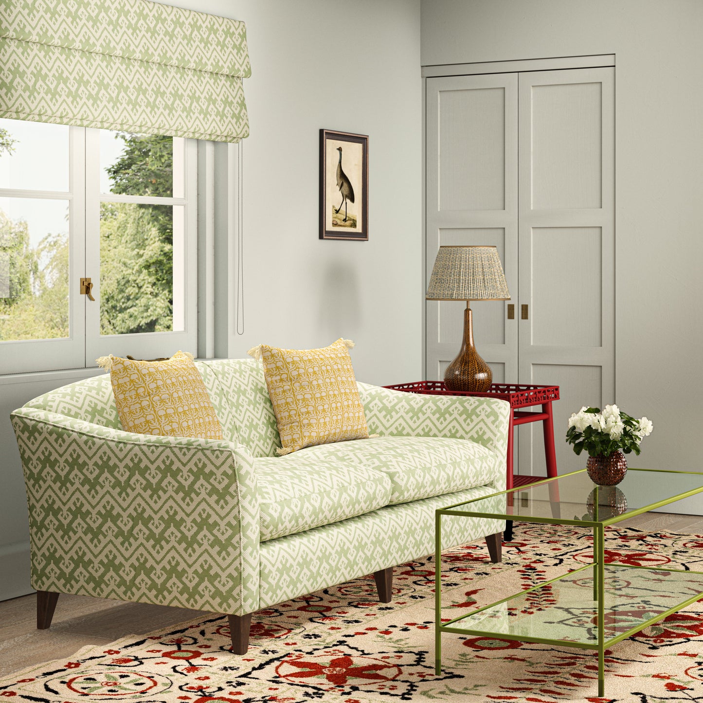 Chennai Weave Sage Fabric