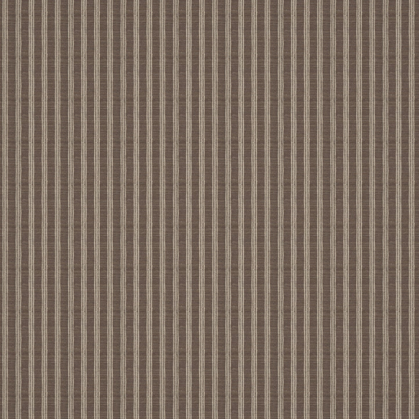 Ticking Stripe Nutmeg Fabric