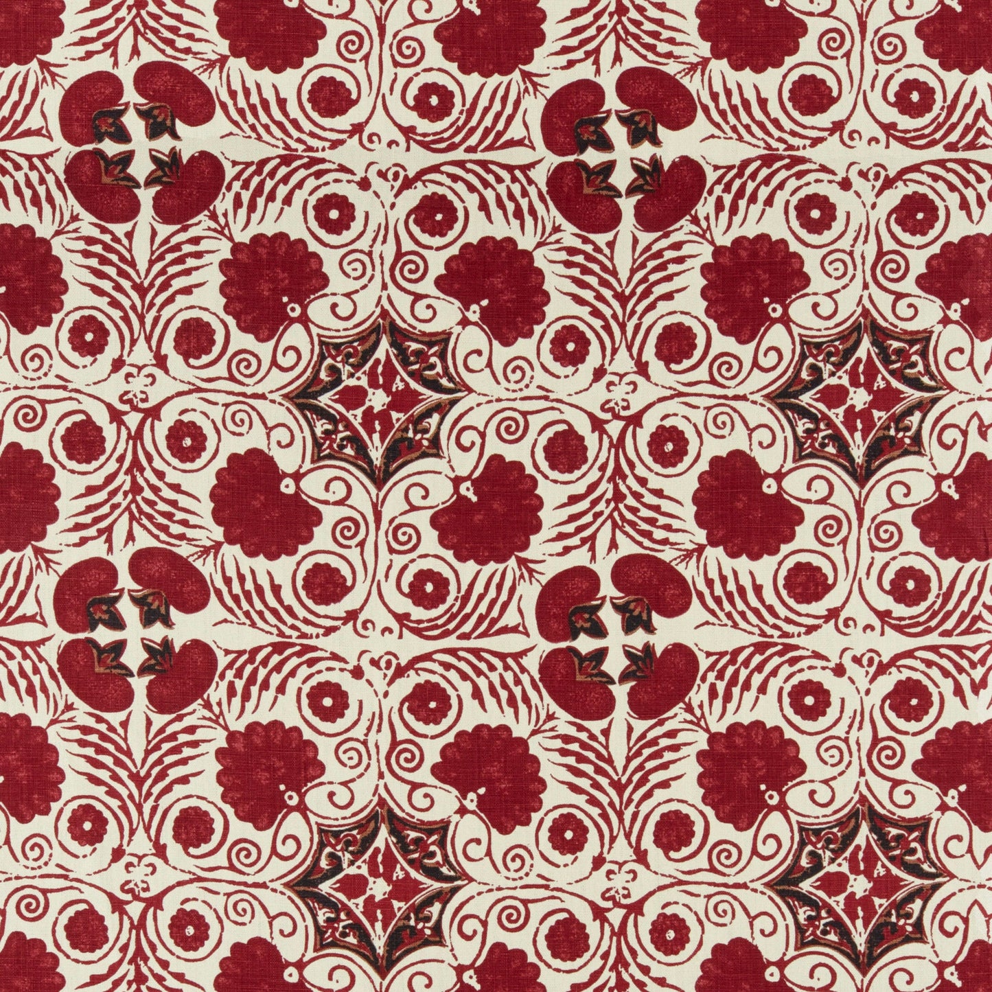 Arabella Red Fabric