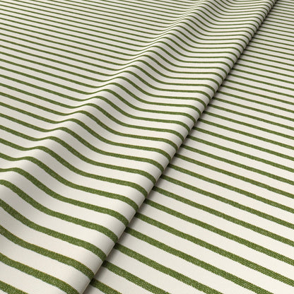 Harriet Stripe Green Performance Fabric