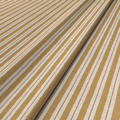 Sketched Stripe Gold Fabric