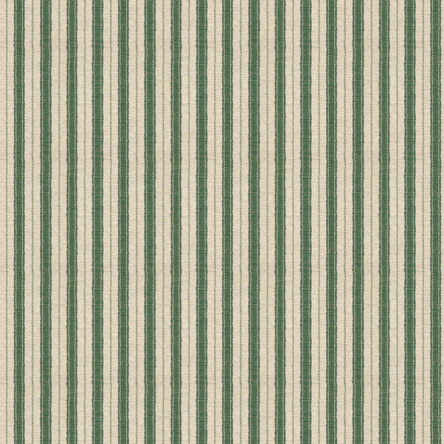 Sketched Stripe Green Fabric