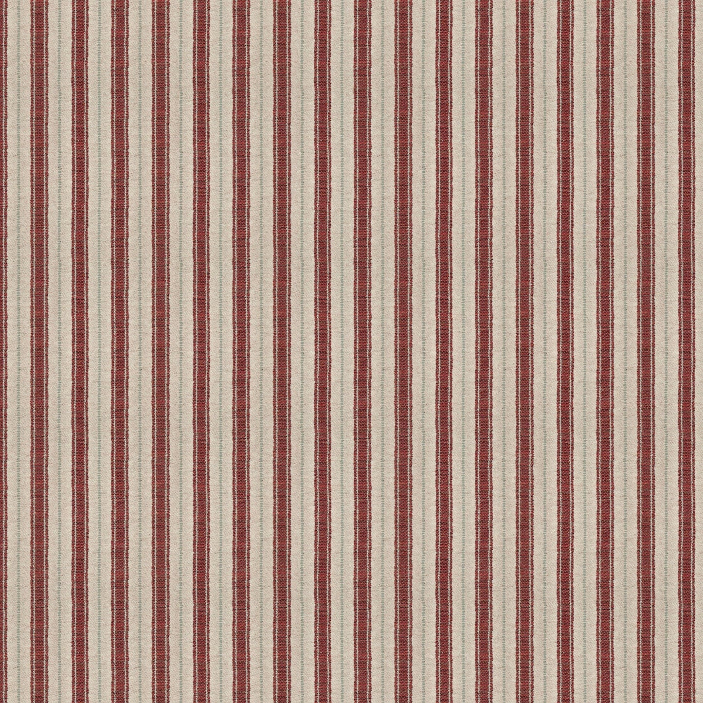 Sketched Stripe Red/Pale Green Sample