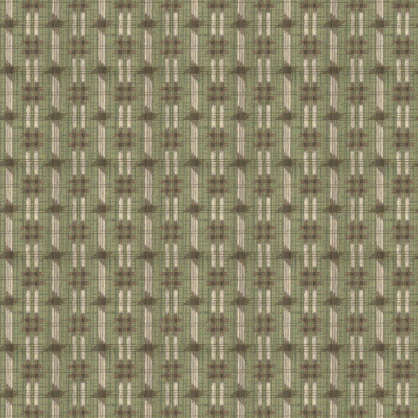 Inca Check Green Fabric
