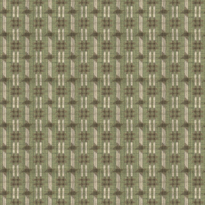 Inca Check Green Fabric