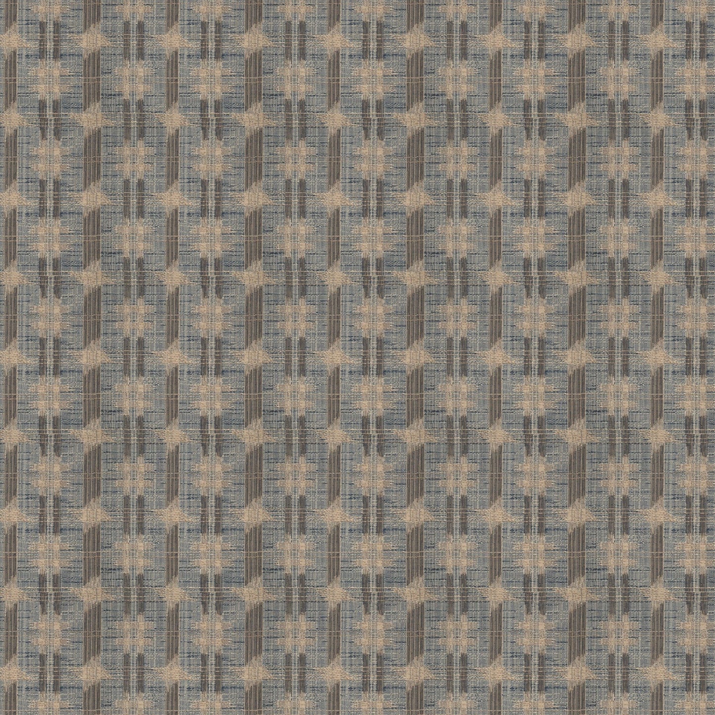 Inca Check Mushroom Fabric