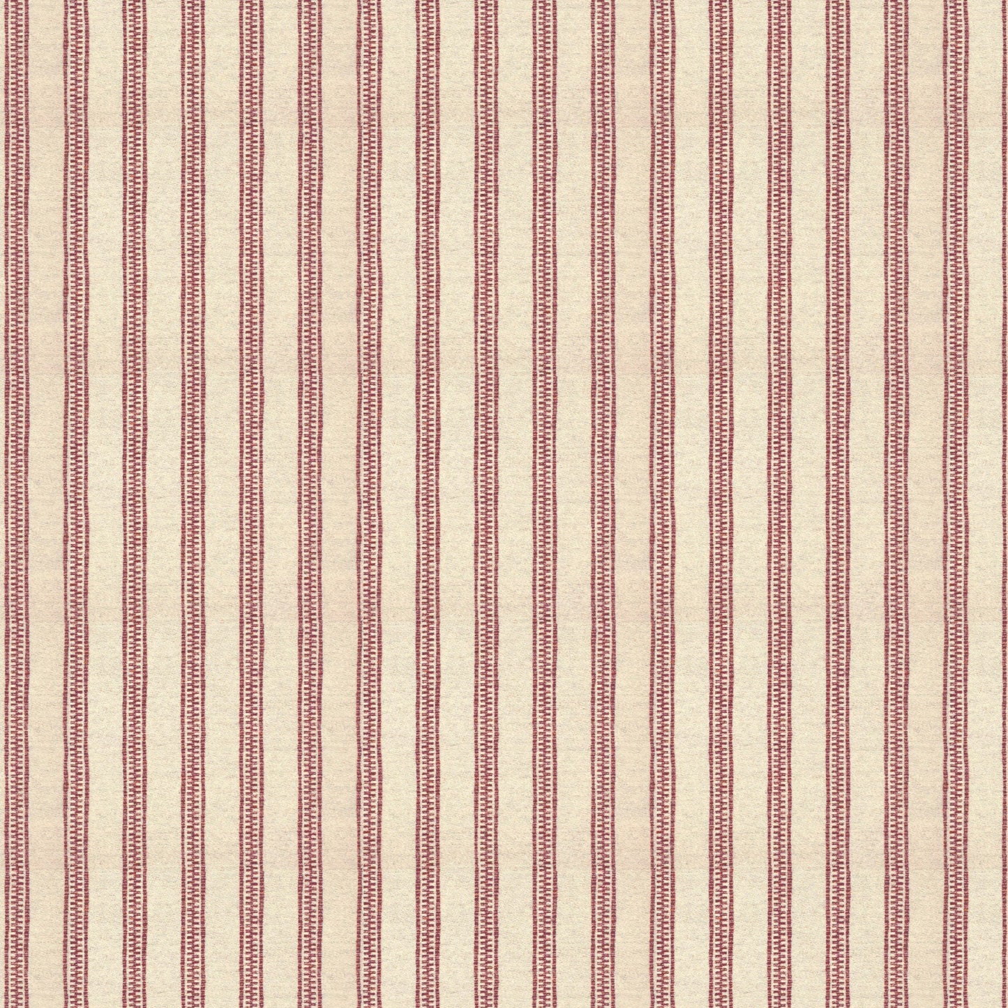 Ticking Stripe Rose Fabric