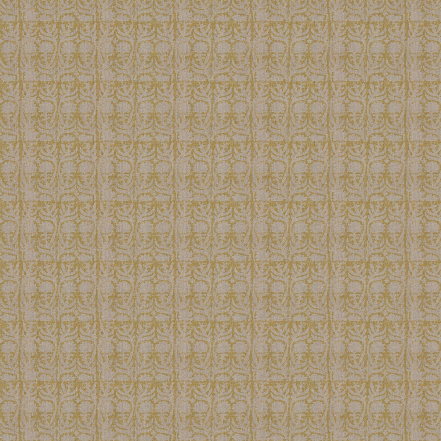 Ashok Yellow on Natural Fabric