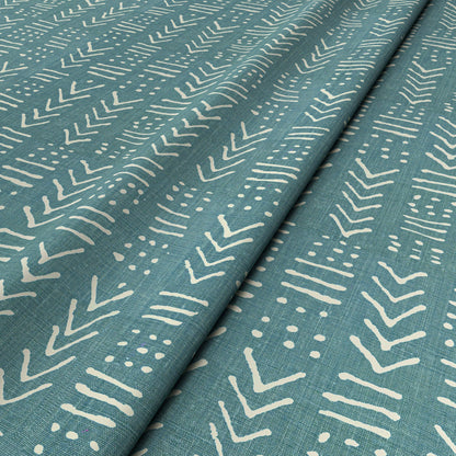 Luma Green Petrol Fabric