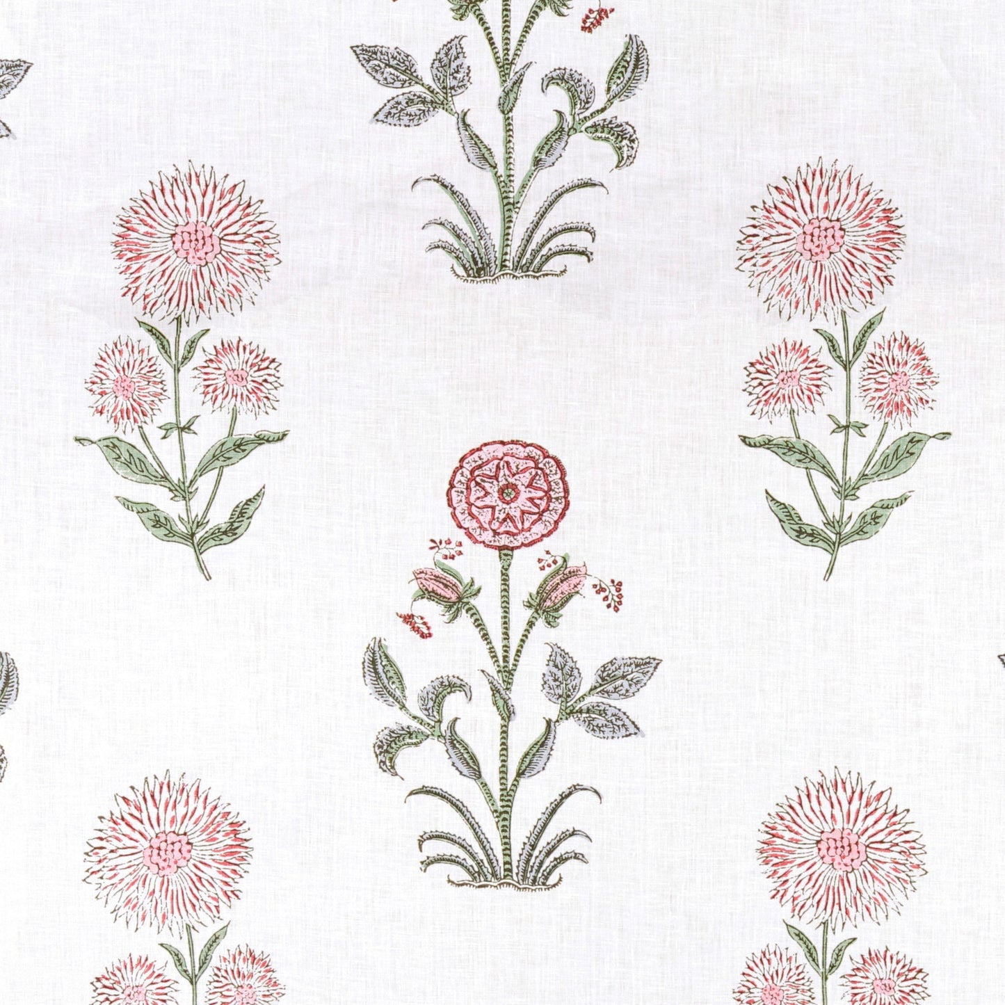 Magda Sprigless Pink/Green Sample