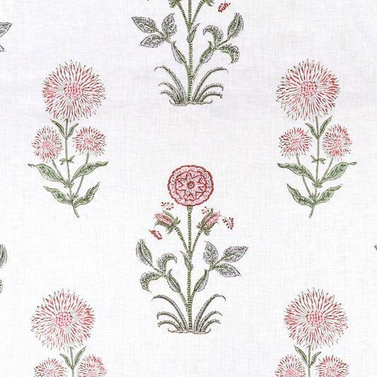 Magda Sprigless Pink/Green Sample