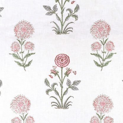 Magda Sprigless Pink/Green Fabric