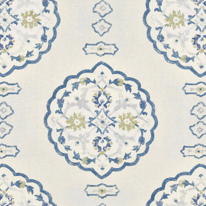 Waverton Blue Fabric
