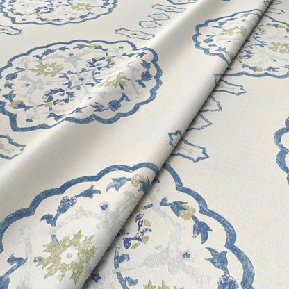 Waverton Blue Fabric