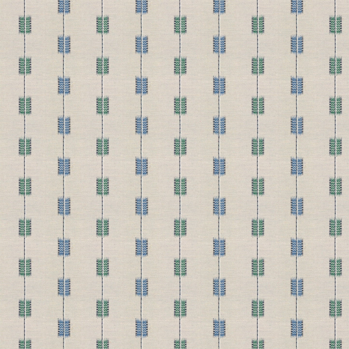 Zig Zag Stripe Azure/Kingfisher Fabric