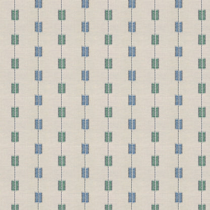 Zig Zag Stripe Azure/Kingfisher Fabric