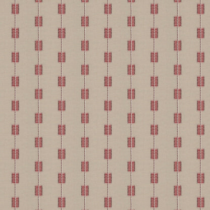 Zig Zag Stripe Red Fabric