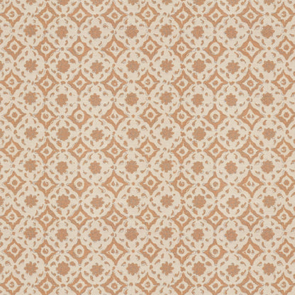 Floral Tile Cinnamon Fabric