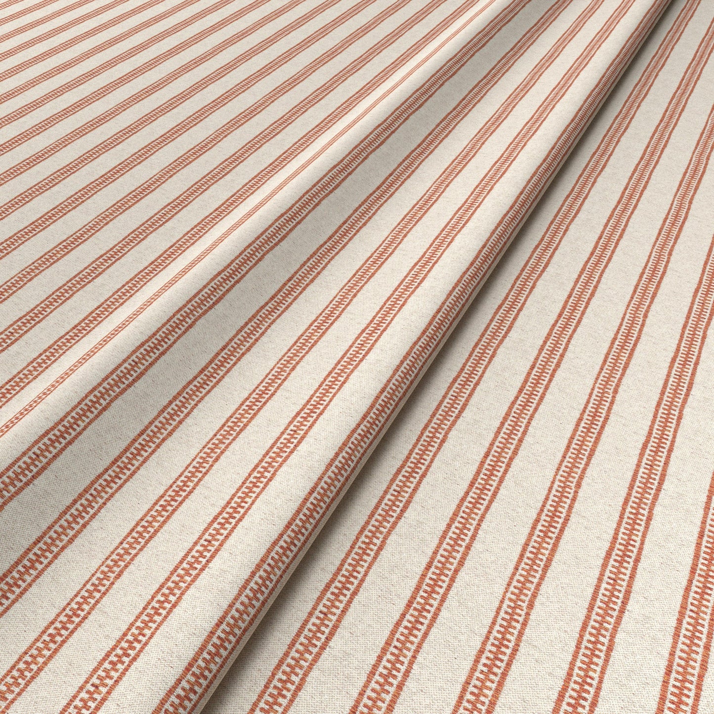 Ticking Stripe Ginger Fabric
