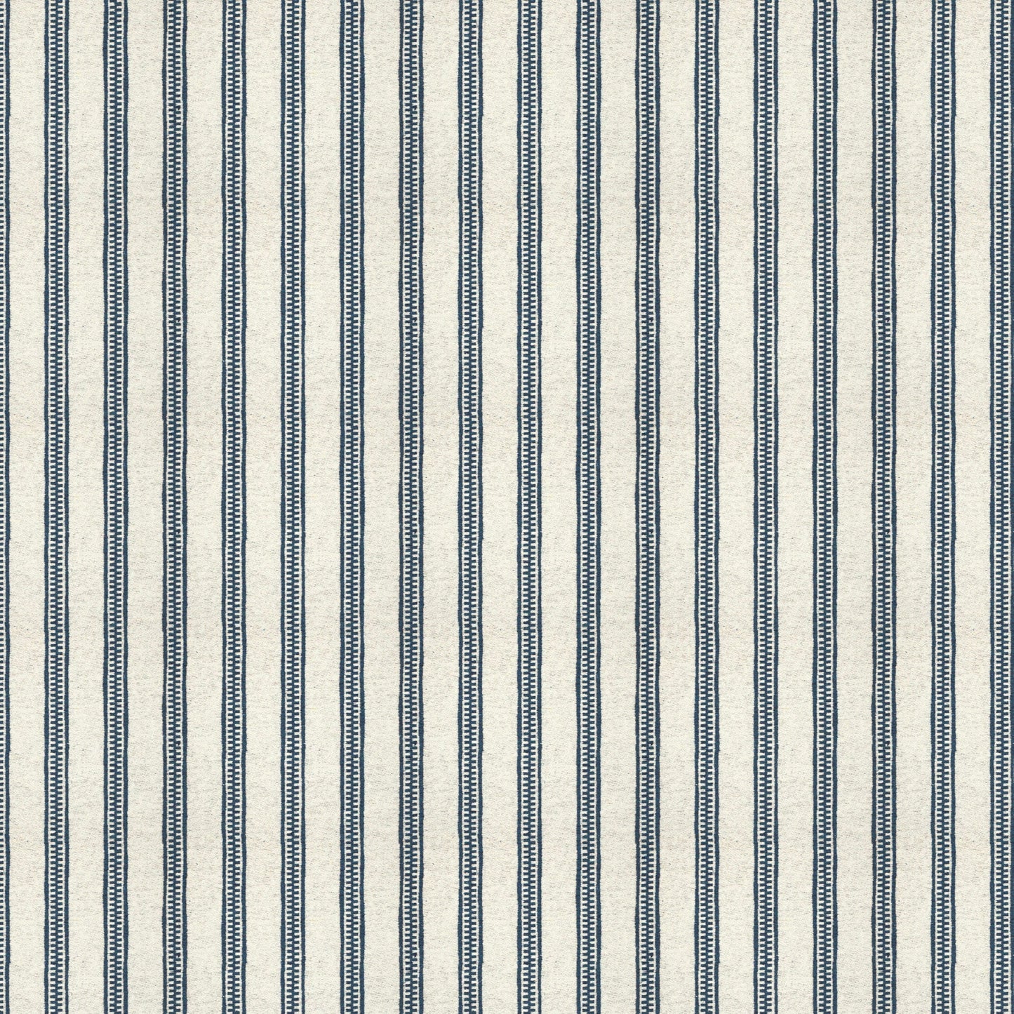 Ticking Stripe Ocean Fabric