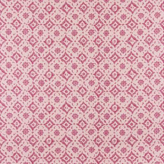 Floral Tile Pink Sample