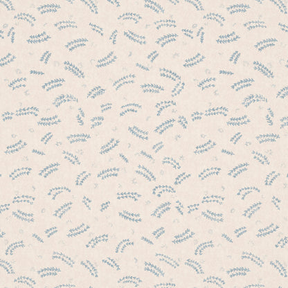 Pasha Sprig Duck Egg Wallpaper Sample