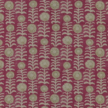 Killi Red/Beige on Natural Fabric