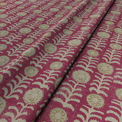 Killi Red/Beige on Natural Fabric