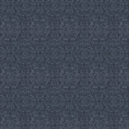 Diamond Ethnic Dark Blue Fabric