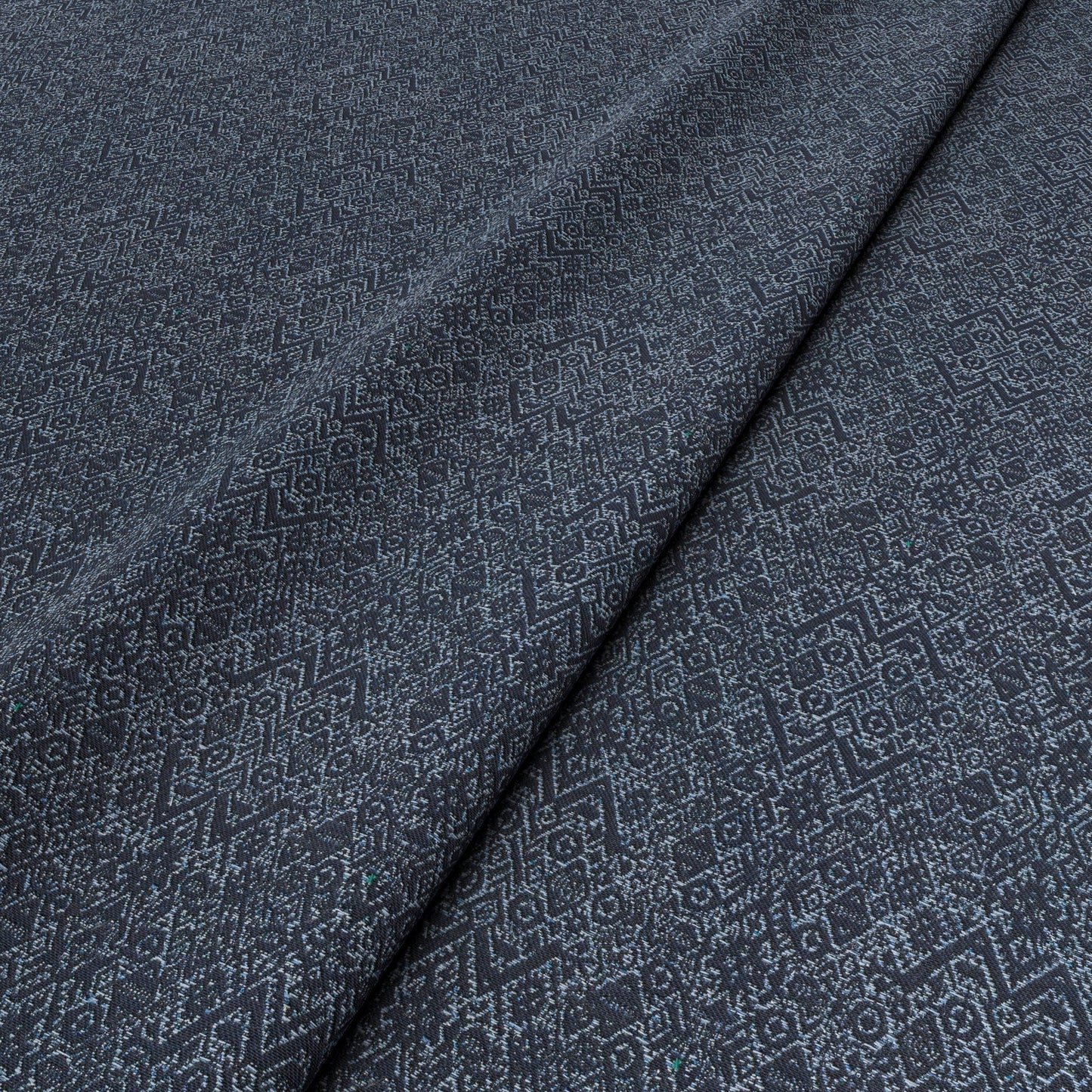 Diamond Ethnic Dark Blue Fabric