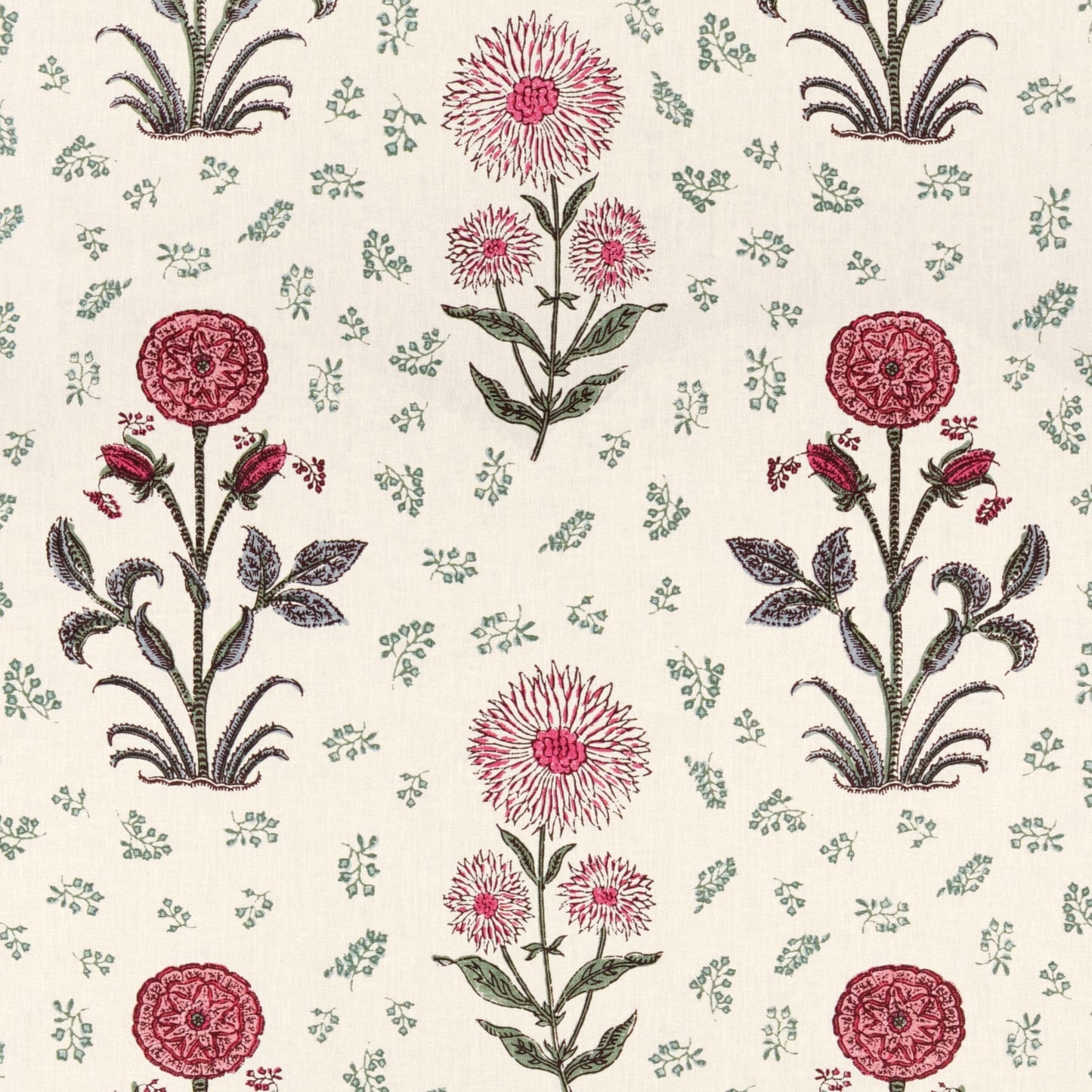 Magda Pink/Green Fabric