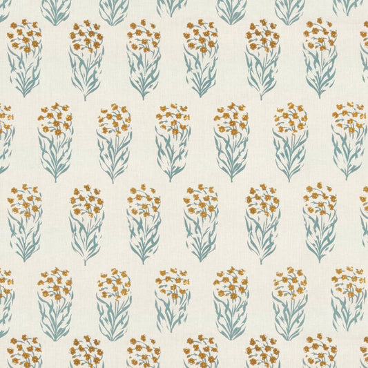 Kalindi Blue/Yellow Sample