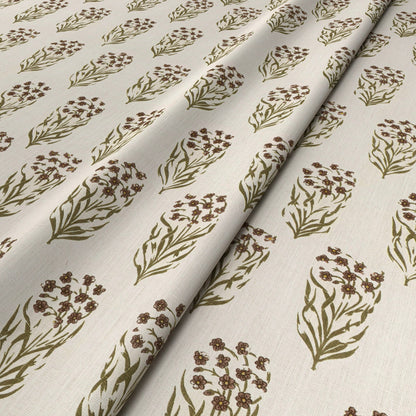 Kalindi Green/Sienna Fabric