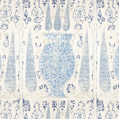 Vasari China Blue Fabric