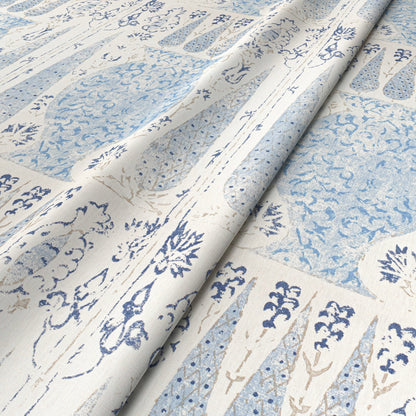 Vasari China Blue Fabric