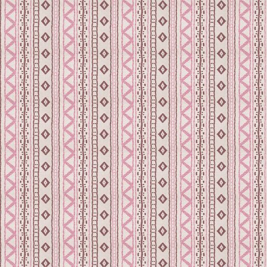 Andean Vertical Stripe Pink Sample