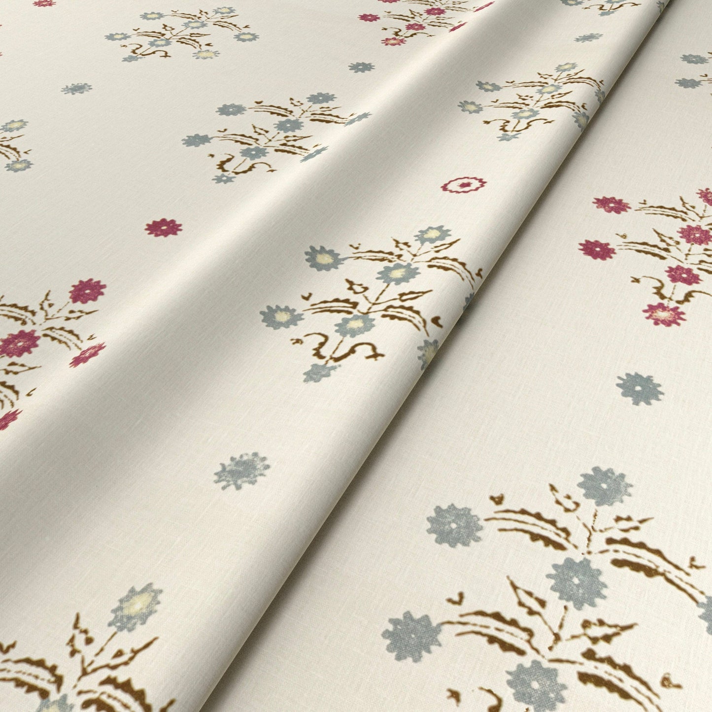 Yasmina Red/Blue Fabric