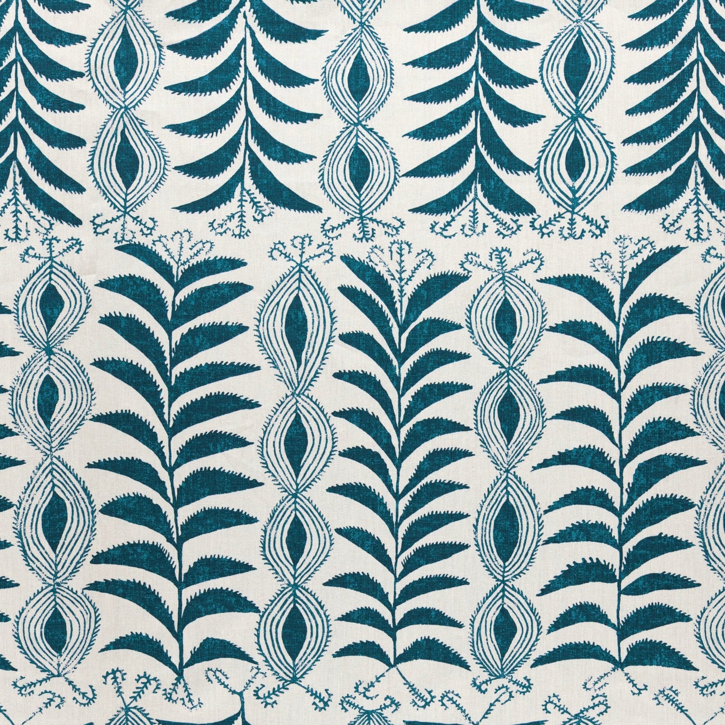 Zanzibar Petrol Blue Fabric