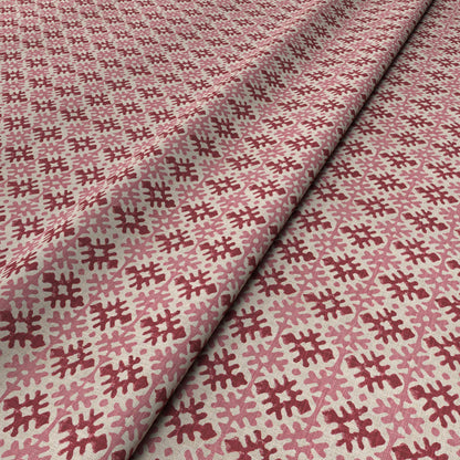 Hemant Pink/Red Fabric