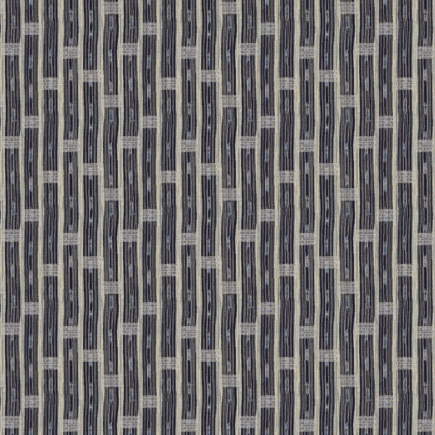 Inca Vertical Stripe Indigo Sample