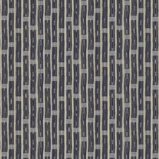 Inca Vertical Stripe Indigo Sample