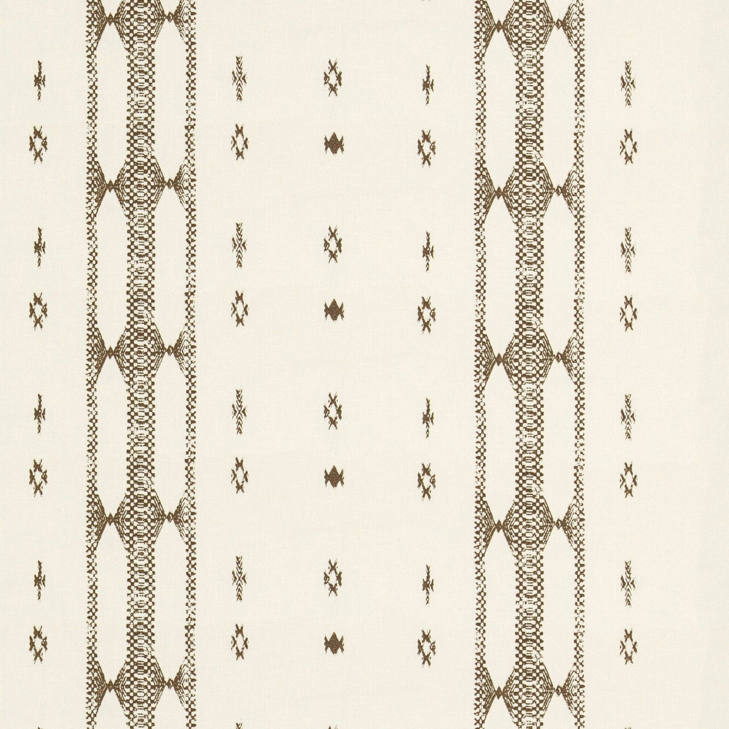 Indira Stripe Chocolate Fabric